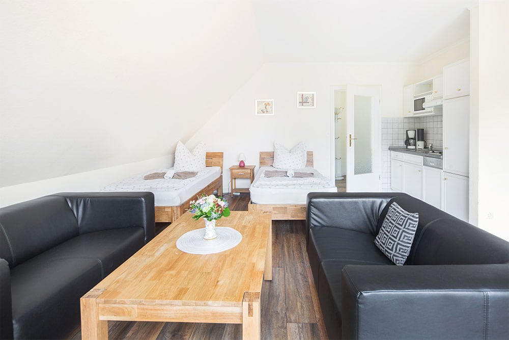 Appartments mit Einzelbetten Appartments mit zwei Einzelbetten