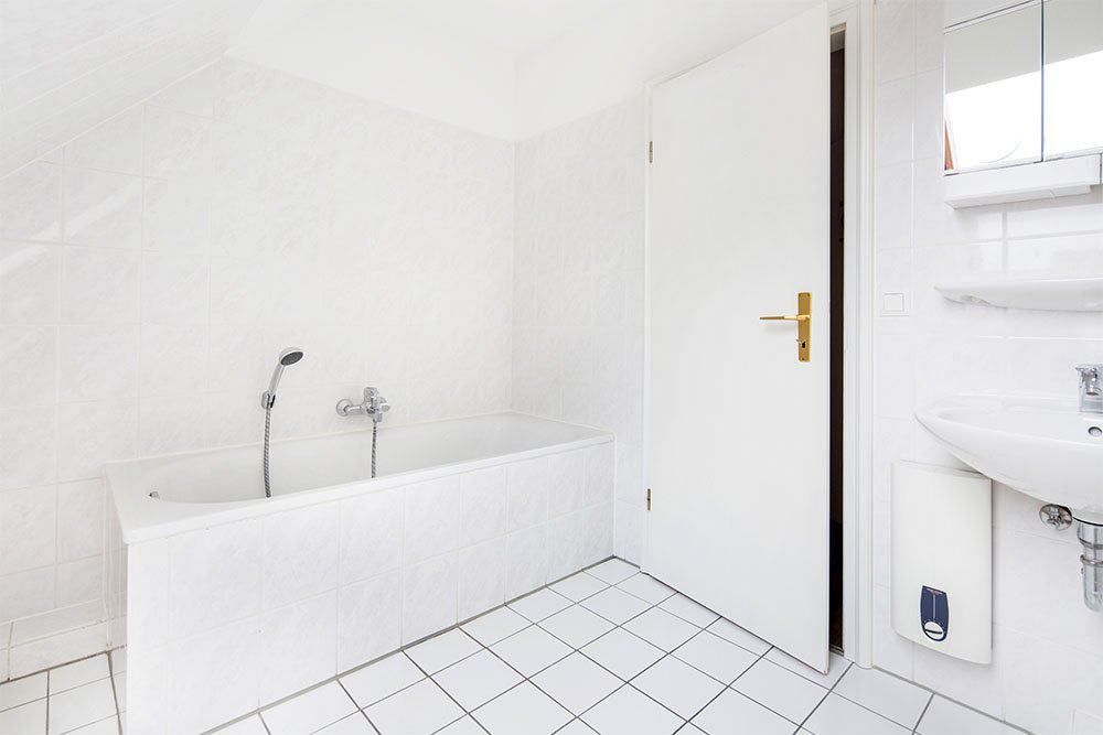Wannenbad Ansicht Appartement Ansicht des Wannenbades